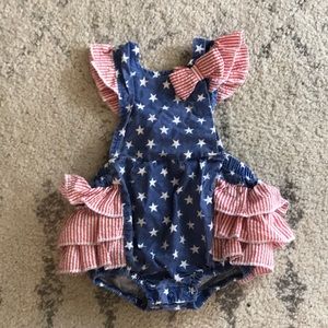 Stars and Stripes romper - ADORABLE!